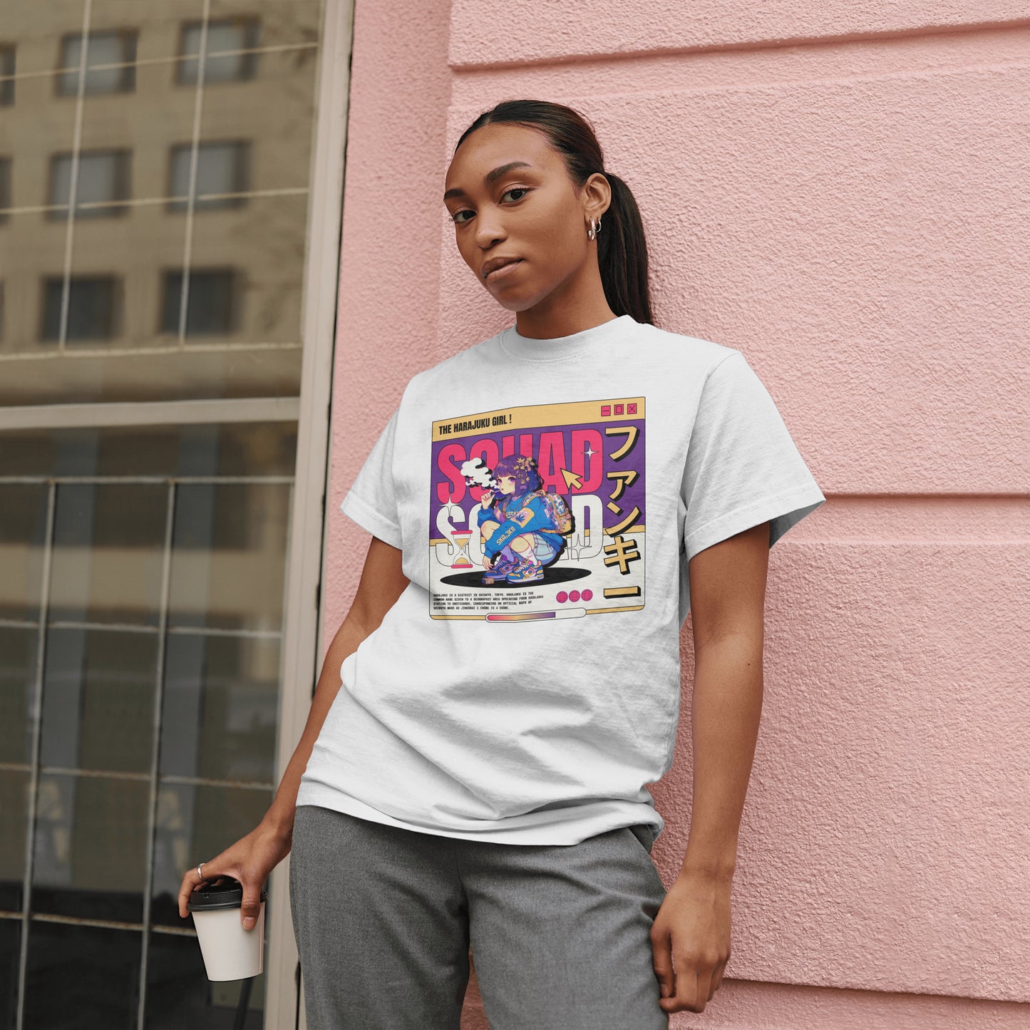 Kawaii squad girl tee