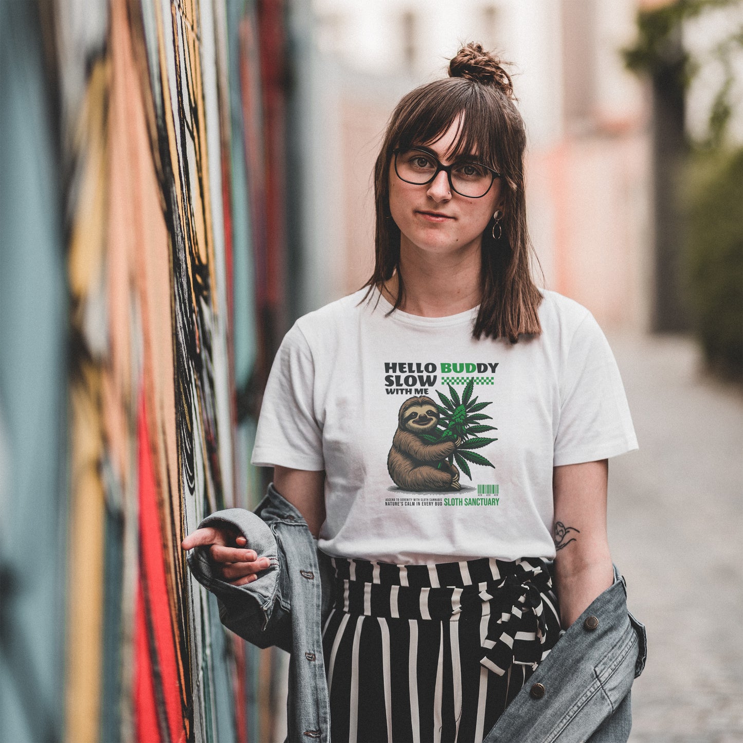 Cannabis Sloth Tee