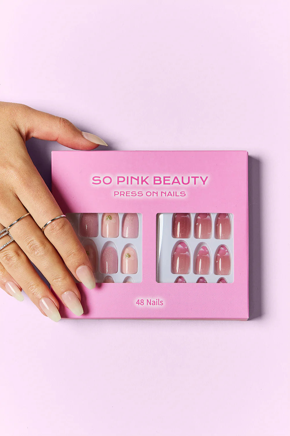 SO PINK BEAUTY Press on Nails 2 Packs