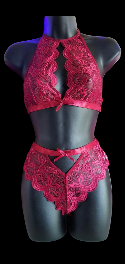 The Red Halter set